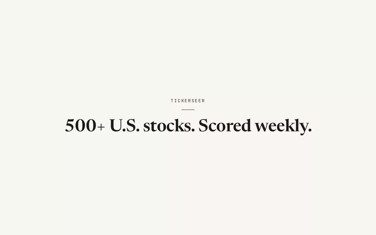 Quick product tour: 500+ U.S. stocks scored weekly, every valuation gets a verdict, catch the catalyst early, every call scored in public
